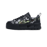 PUMA Mayze Dark Floral Sneakers in Black/Silver/Smokey Grey Angle 1