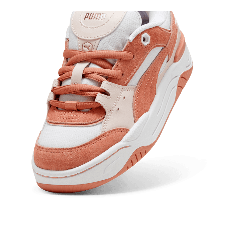 PUMA-180 Sneakers in White/Deeva Peach (GS) Angle 2