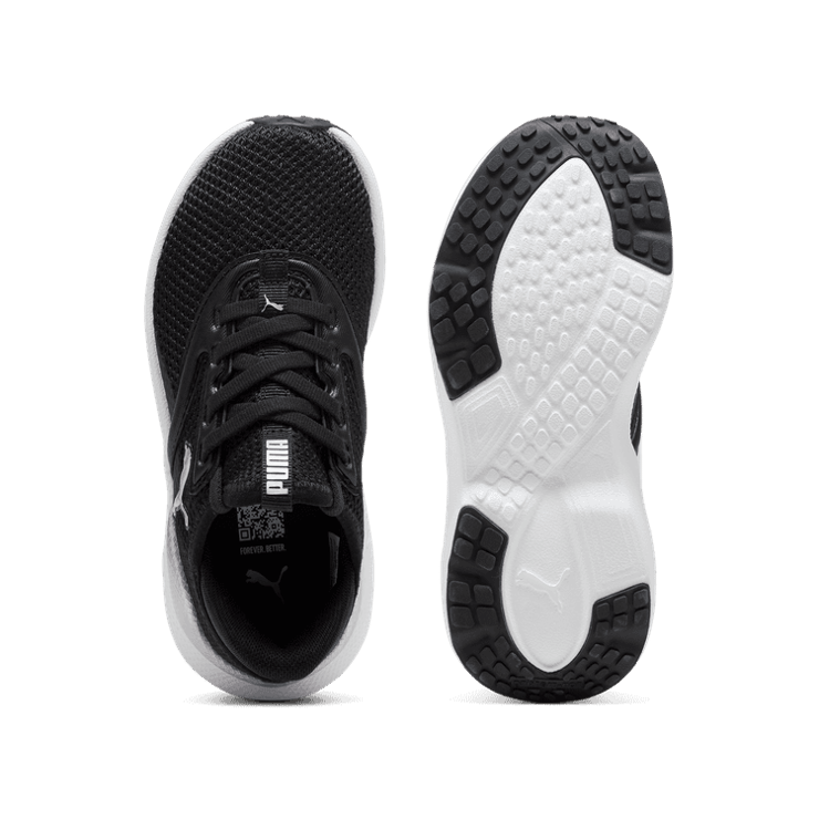 PUMA Soft Mayve in Black/White (TD) Angle 0