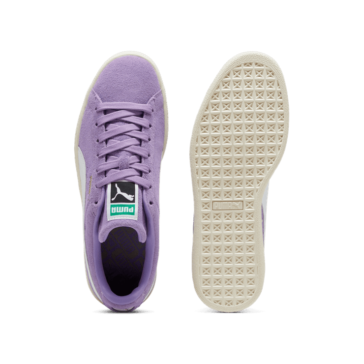 PUMA Suede Classic Sneakers in Lavender Alert/Frosted Ivory Angle 0