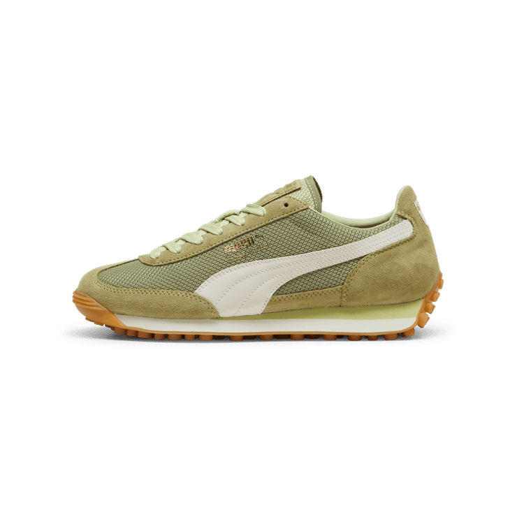 PUMA Easy Rider Mesh Sneakers in Calming Green/Frosted Ivory Angle 1