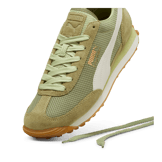 PUMA Easy Rider Mesh Sneakers in Calming Green/Frosted Ivory Angle 2