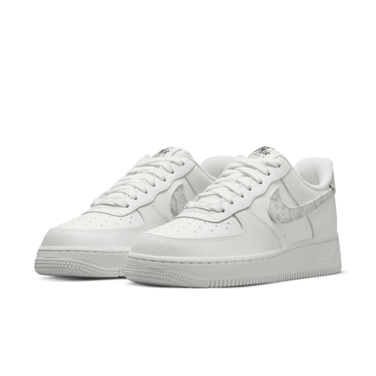 Nike Air Force 1 Low White Paisley (W) Angle 2