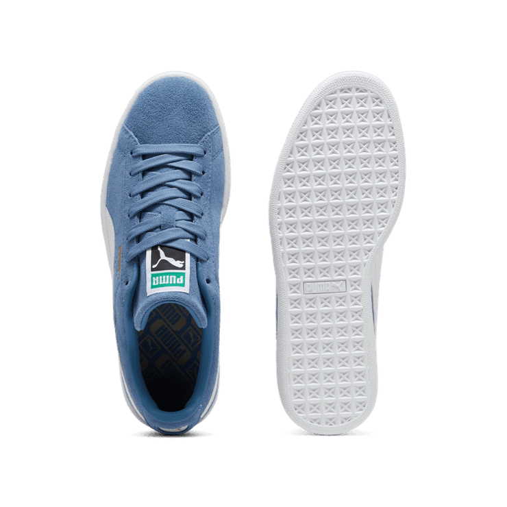 PUMA Suede Classic Sneakers in Blue Horizon/White Angle 0