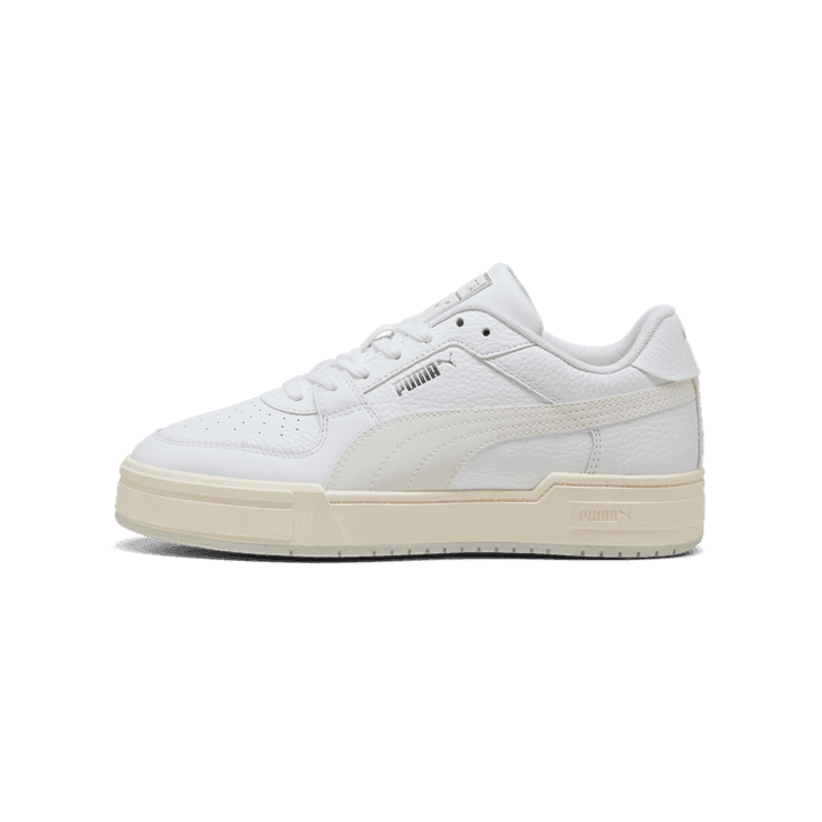 PUMA CA Pro Lights On Reflect Sneakers in White/Silver Angle 1