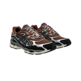 Asics Gel-NYC Black Brown Silver Angle 0