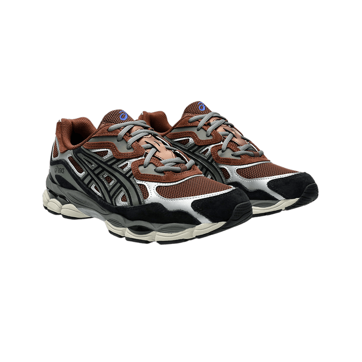 Asics Gel-NYC Black Brown Silver Angle 0