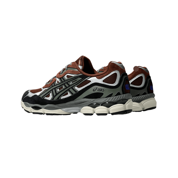 Asics Gel-NYC Black Brown Silver Angle 1