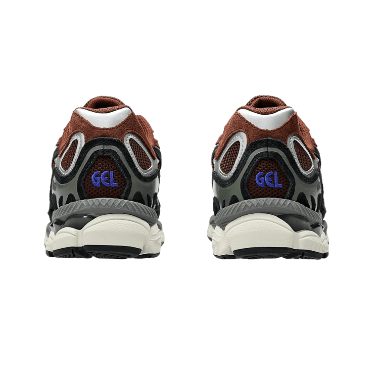 Asics Gel-NYC Black Brown Silver Angle 3