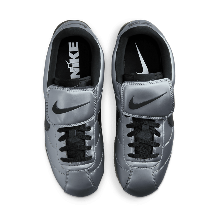 Nike Cortez SE Metallic Cool Grey Black Angle 1