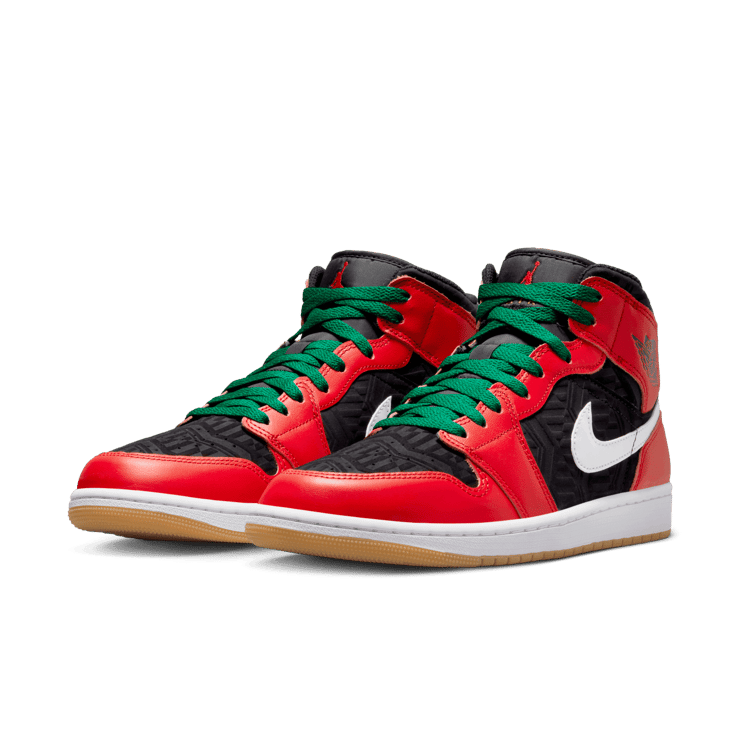 Jordan 1 Mid SE Christmas Angle 2