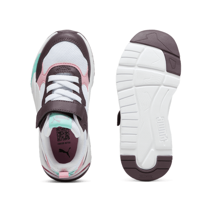 PUMA Trinity Sneakers in Midnight Plum/White/Mint (PS) Angle 0