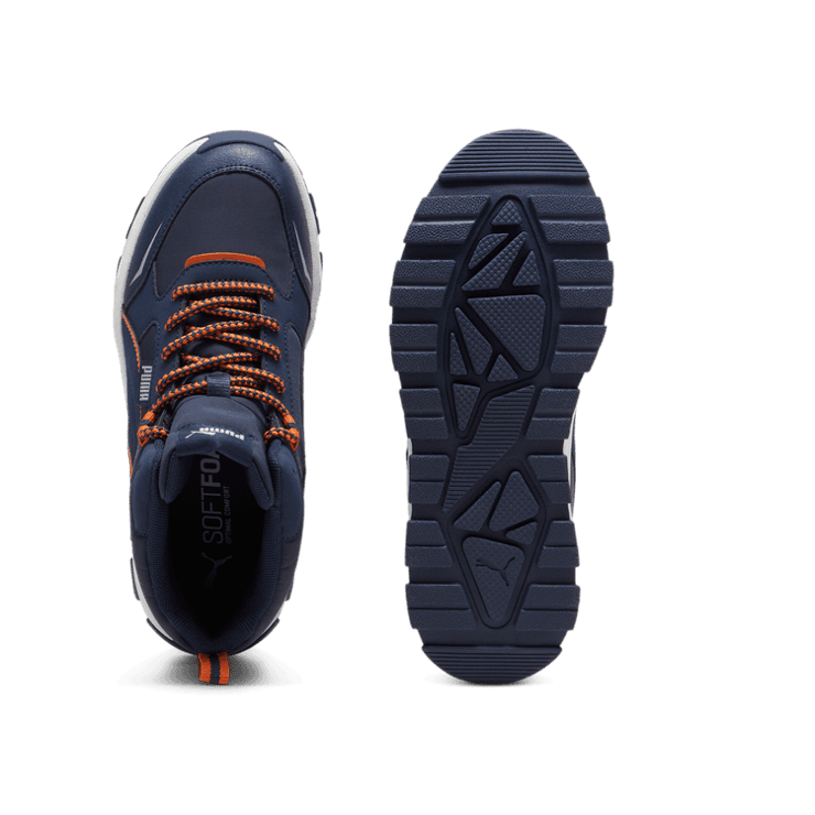PUMA Evolve Trail Sneakers Youth in Dark Blue Angle 0