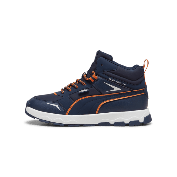 PUMA Evolve Trail Sneakers Youth in Dark Blue Angle 1