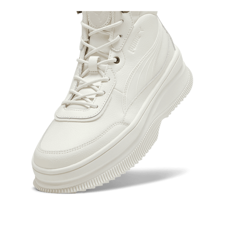 PUMA Mayra Boots in Frosted Ivory/Frosted Ivory Angle 2