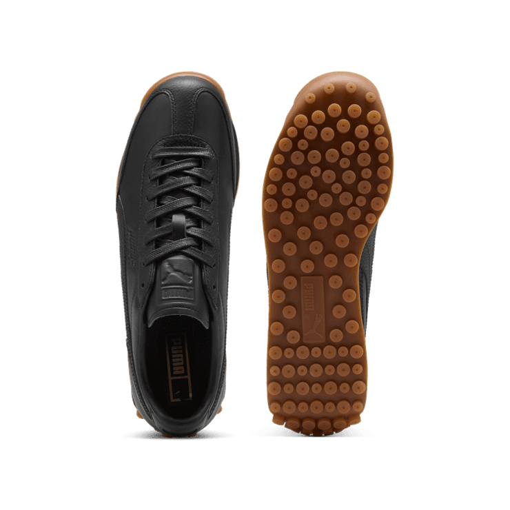 PUMA Easy Rider Leather Sneakers in Black Angle 0