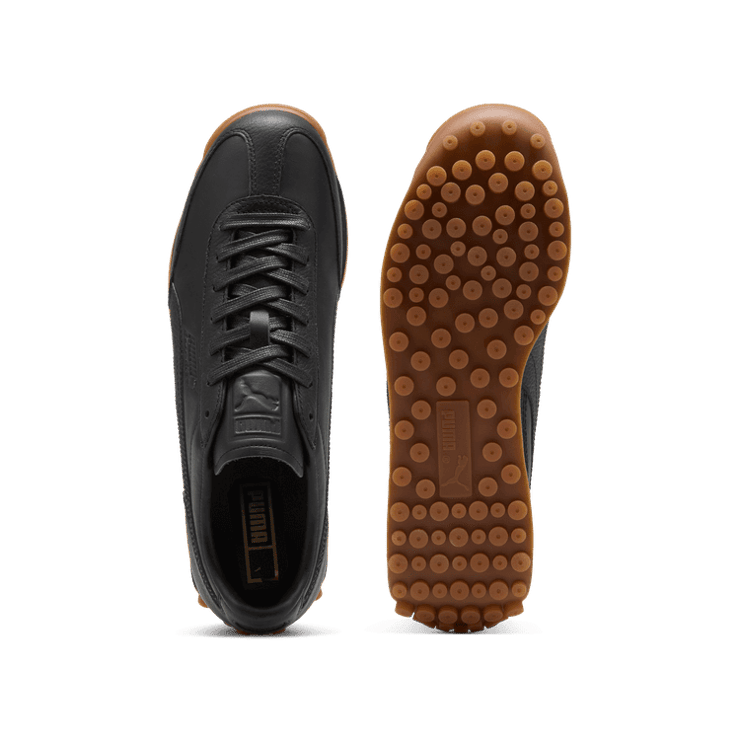 PUMA Easy Rider Leather Sneakers in Black Angle 0