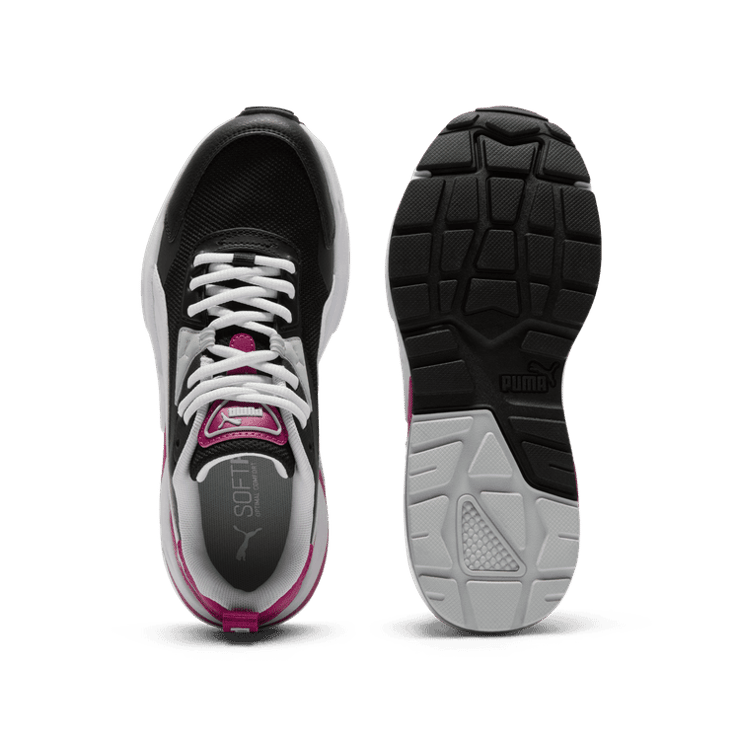 PUMA Vis2K Sneaker in Black/White/Magenta Gleam Angle 0