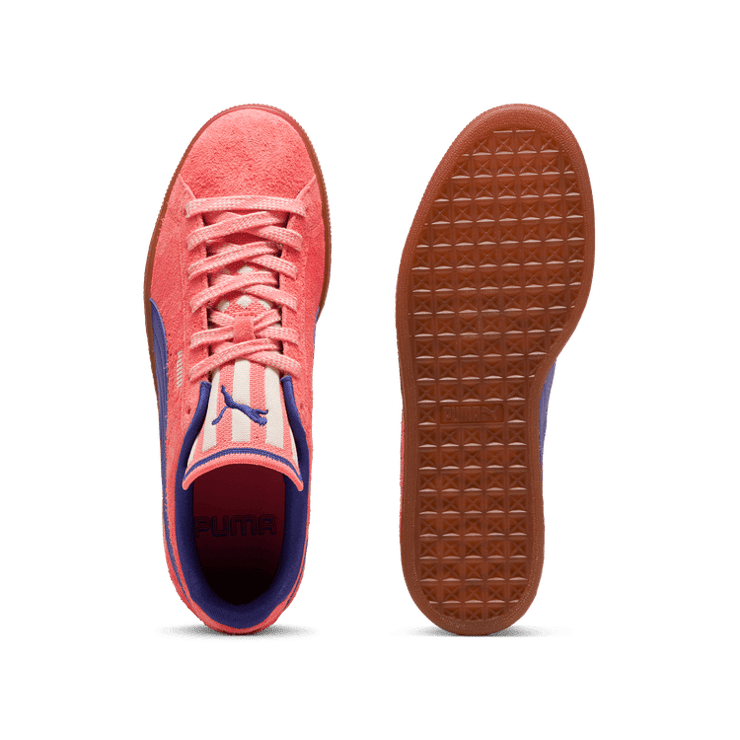 PUMA Suede Supertifo Sneakers in Sunset Glow/Gum Angle 0