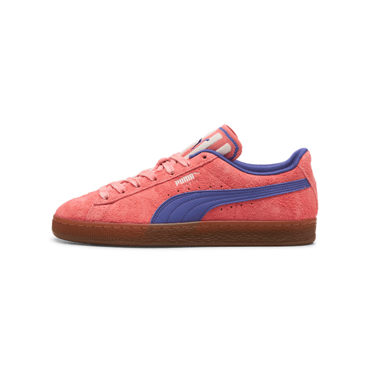 PUMA Suede Supertifo Sneakers in Sunset Glow/Gum Angle 1