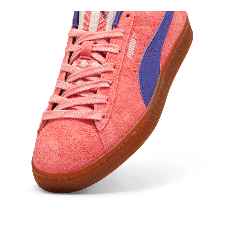 PUMA Suede Supertifo Sneakers in Sunset Glow/Gum Angle 2