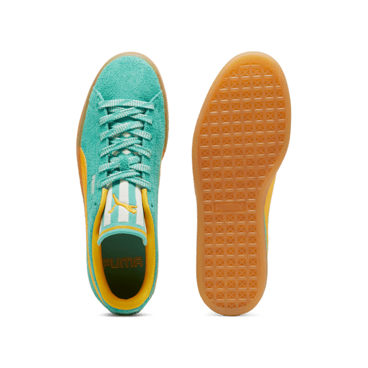 PUMA Suede Supertifo Sneakers in Jade Frost/Gum Angle 0