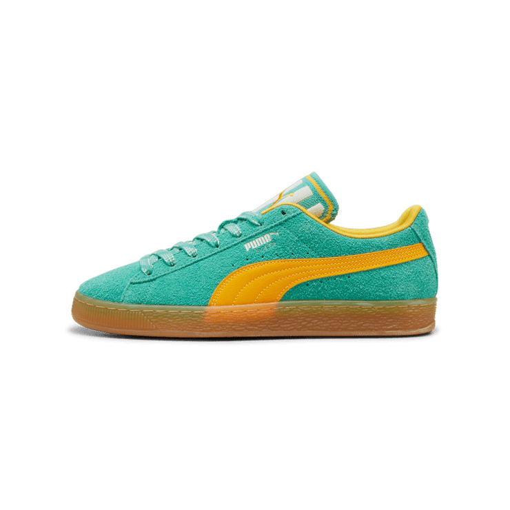 PUMA Suede Supertifo Sneakers in Jade Frost/Gum Angle 1