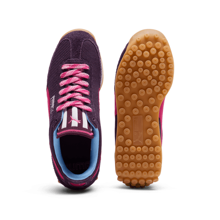 PUMA Easy Rider Supertifo Sneakers in Midnight Plum/Pink Angle 0