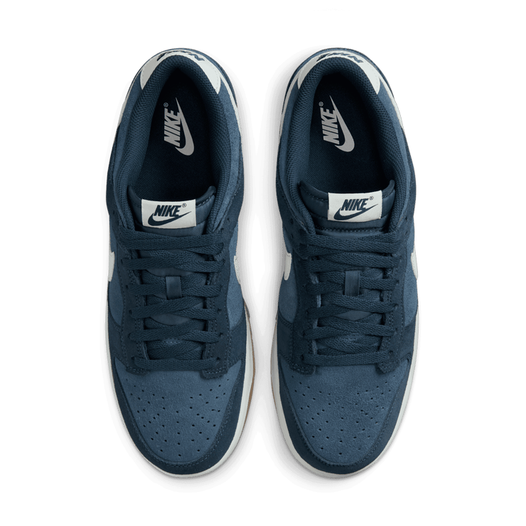 Nike Dunk Low Suede Armory Navy Gum Angle 1