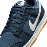 Nike Dunk Low Suede Armory Navy Gum Angle 4