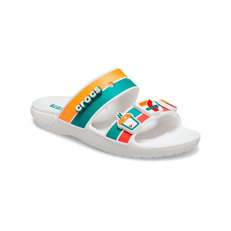 Crocs Classic Sandal 7-Eleven White Angle 3