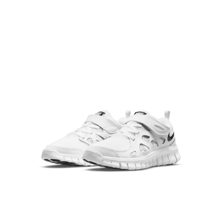 Nike Free Run 2 'White Black' (PS) Angle 2