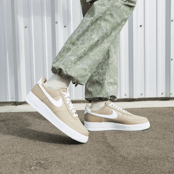 Nike Air Force 1 Low Khaki White Angle 7