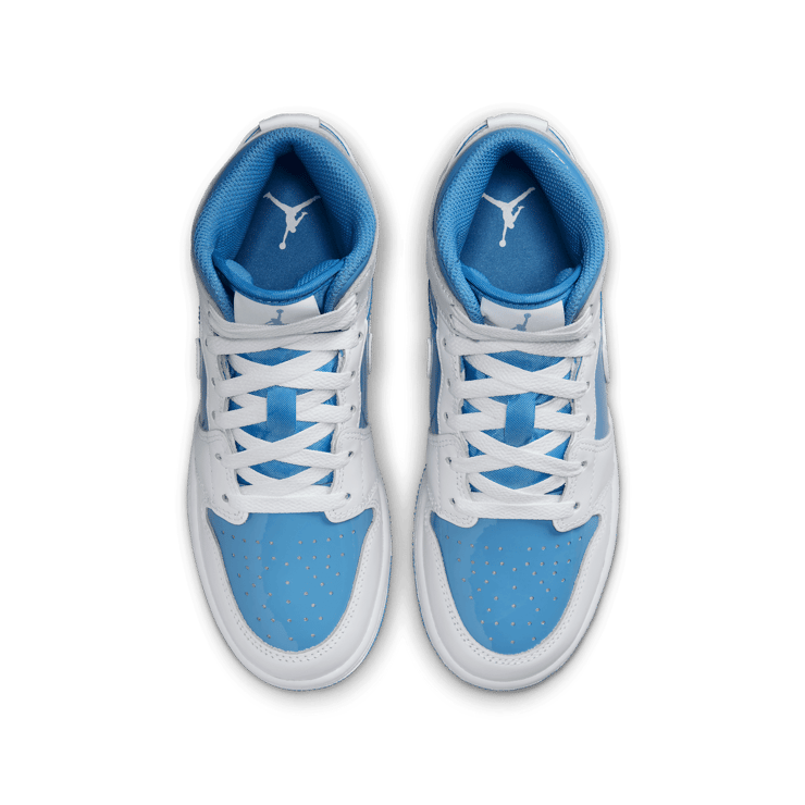 Air Jordan 1 Mid Legend Blue (GS) Angle 1