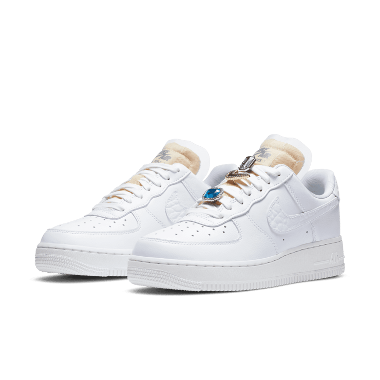 Nike Air Force 1 07 LX Jewels White (W) Angle 2