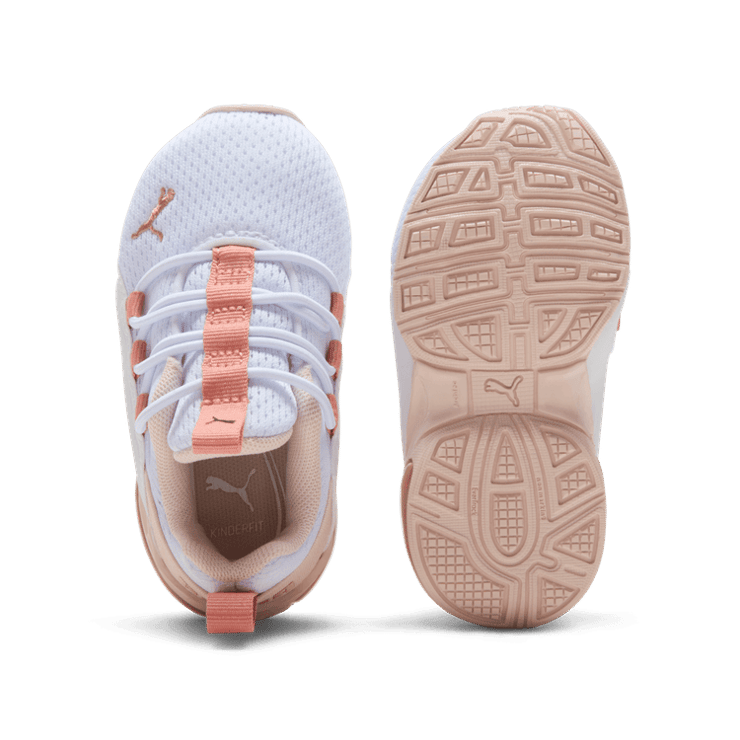PUMA Axelion M in White/Island Pink/Deeva Peach (TD) Angle 0