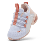 PUMA Axelion M in White/Island Pink/Deeva Peach (TD) Angle 2