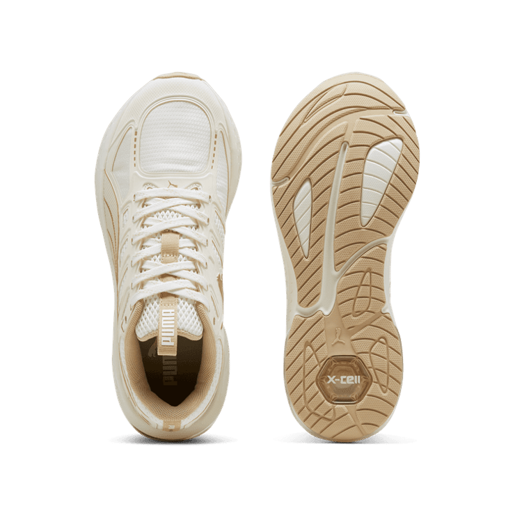 PUMA X-Cell Lightspeed in Frosted Ivory/Gold Angle 0
