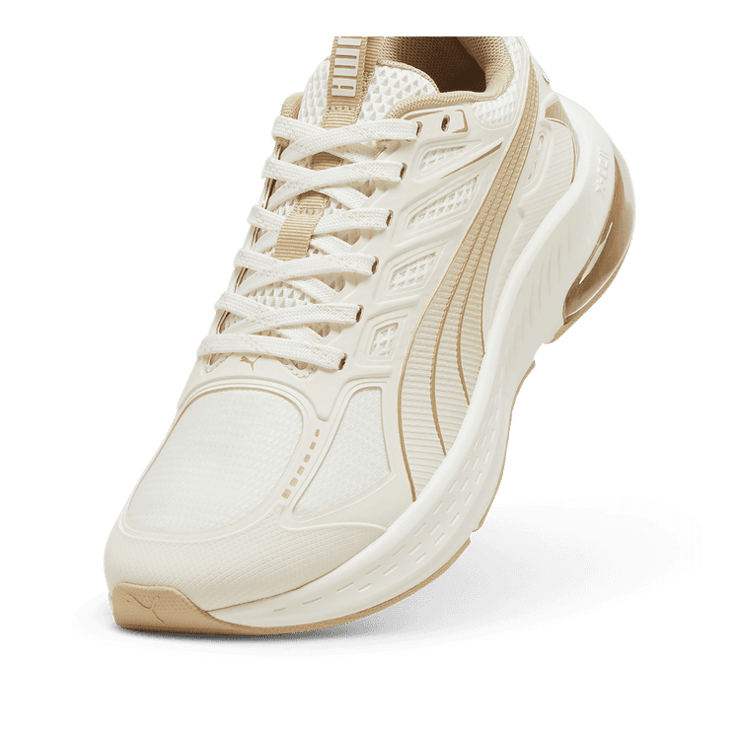 PUMA X-Cell Lightspeed in Frosted Ivory/Gold Angle 2