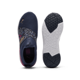 PUMA Better Foam Prowl Winter Bloom Slip-On in Dark Blue Angle 0