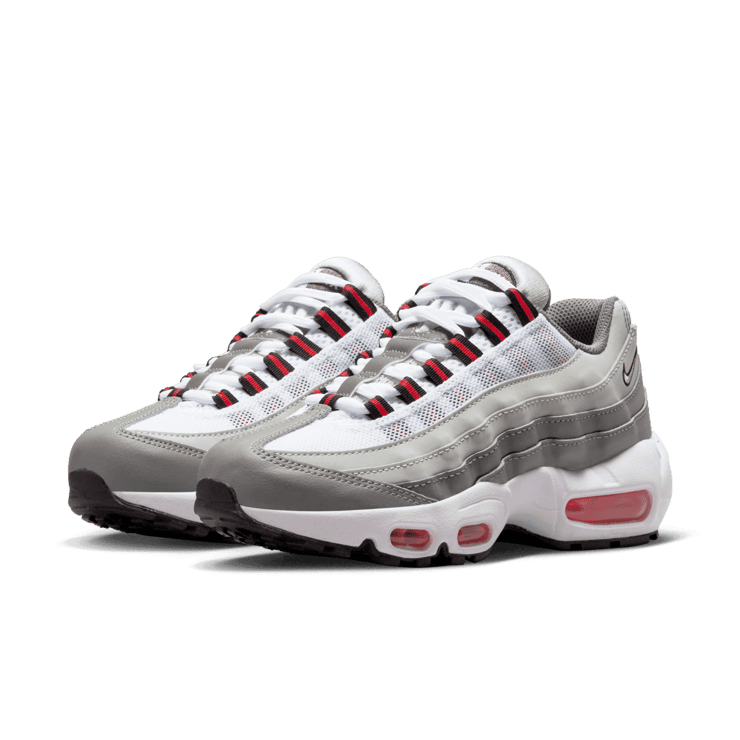 Nike Air Max 95 Recraft 'Light Silver Flat Pewter' (GS) Angle 2