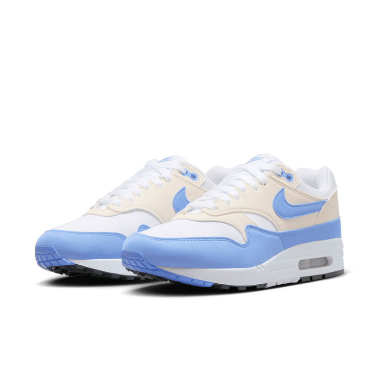 Nike Air Max 1 White Royal Pulse (W) Angle 2