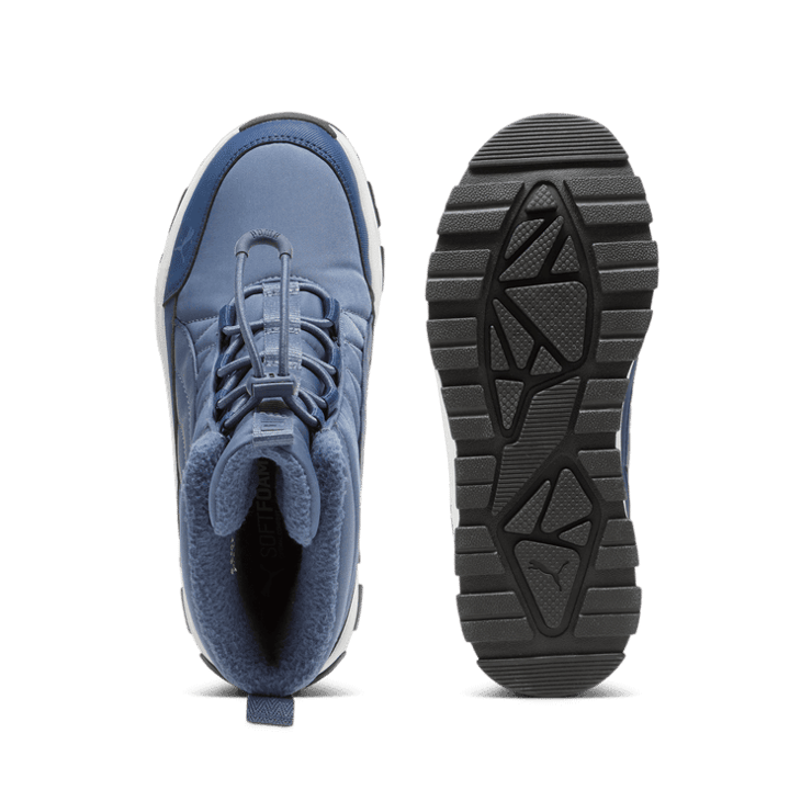 PUMA Evolve Boots in Inky Blue/Persian Blue/White (GS) Angle 0