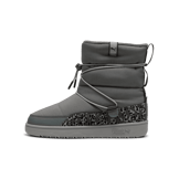 PUMA Snowbae Animal Boots Women in Mineral Grey/Black Angle 1