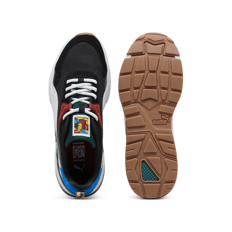 PUMA Vis2k SL Year Of Sports Sneakers in Black/White/Intense Red