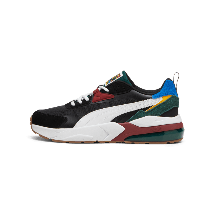 PUMA Vis2k SL Year Of Sports Sneakers in Black/White/Intense Red Angle 1