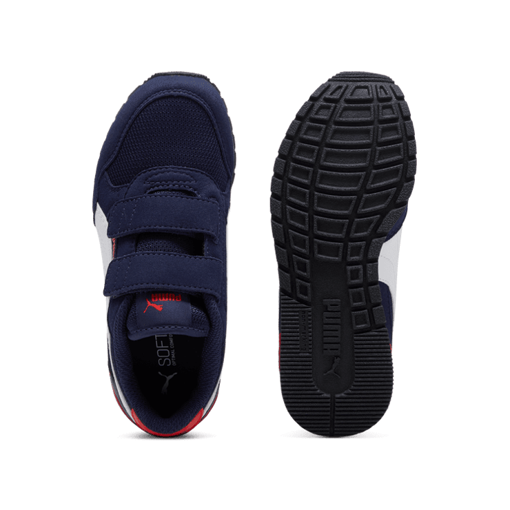 PUMA ST Runner v4 Mesh Sneakers in Dark Blue (PS) Angle 0