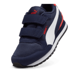 PUMA ST Runner v4 Mesh Sneakers in Dark Blue (PS) Angle 2