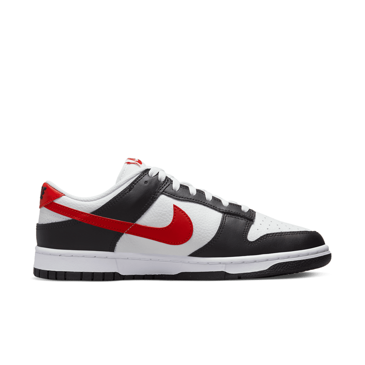 Nike Dunk Low Red Swoosh Panda Angle 1