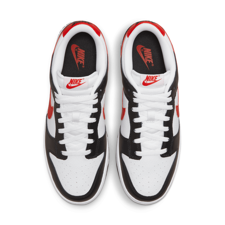 Nike Dunk Low Red Swoosh Panda Angle 2